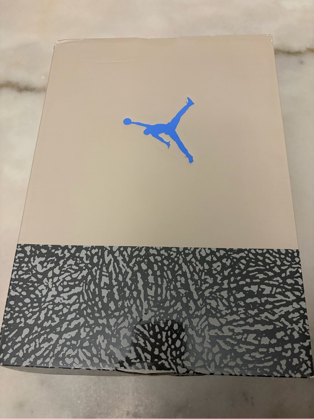 Nike White/Sky Blue Air Jordan 3 Leather Sneakers - Picture 7 of 7